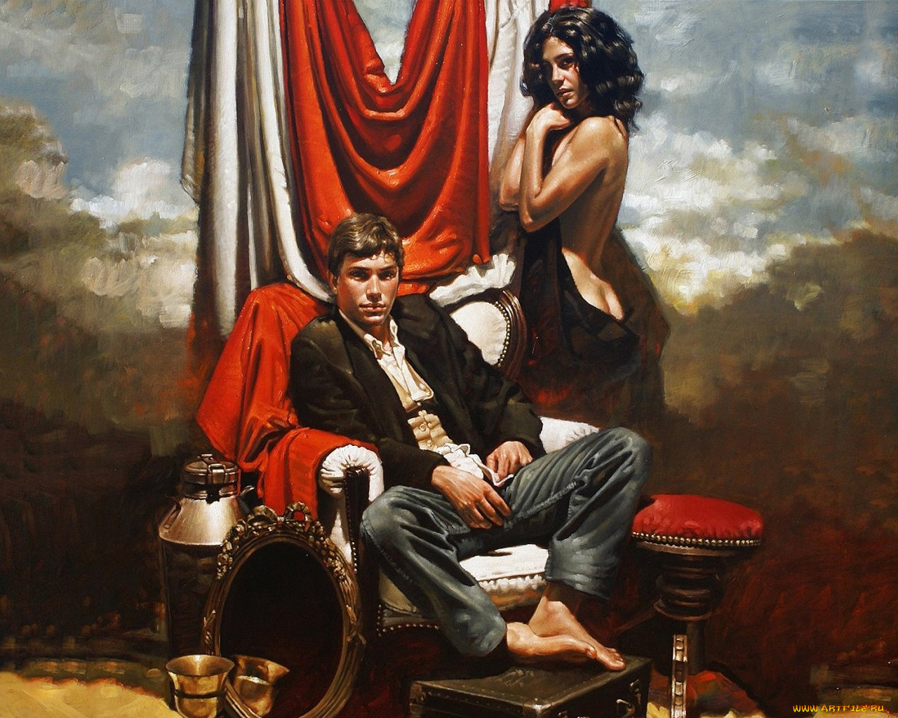 Портрет мужчины и женщины в живописи
